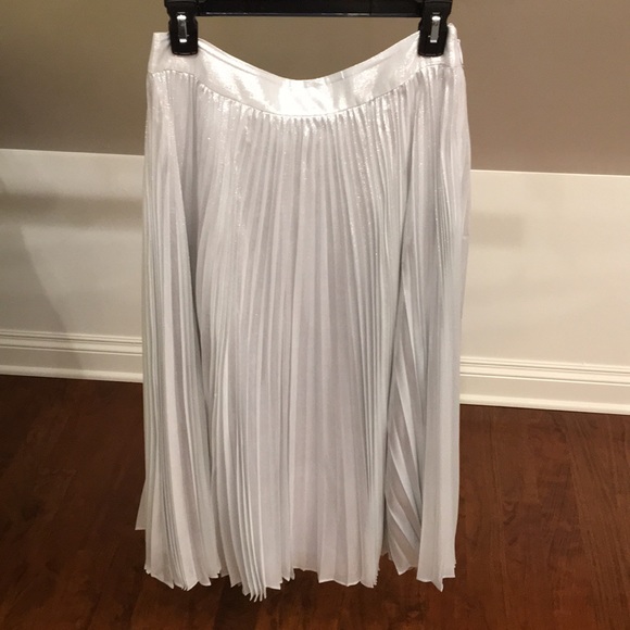 kate spade Dresses & Skirts - Kate Spade Metallic pleated midi Skirt